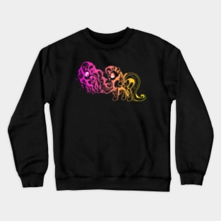 My Little Pony Neon Pinkie Pie & Fluttershy Crewneck Sweatshirt